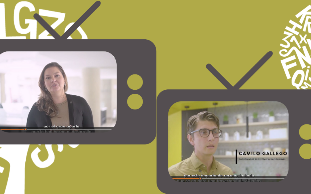 Dos videos con mensajes para la Fundación Luker, sobre la Medalla Honor al Mérito CCMPC