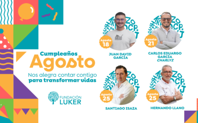 Celebremos la vida de nuestros cumpleañeros de agosto