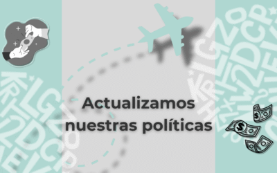 Renovamos nuestras políticas de viajes y de caja menor