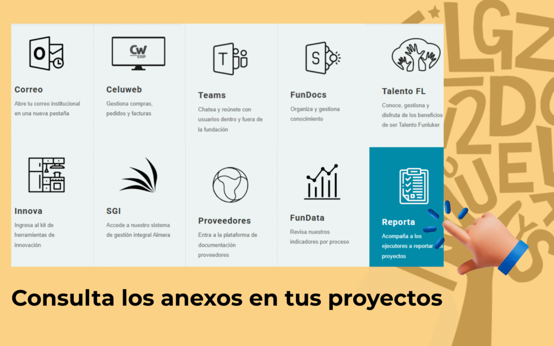 Ahora puedes ver los archivos anexos a los reportes de avances y cierres de tus proyectos