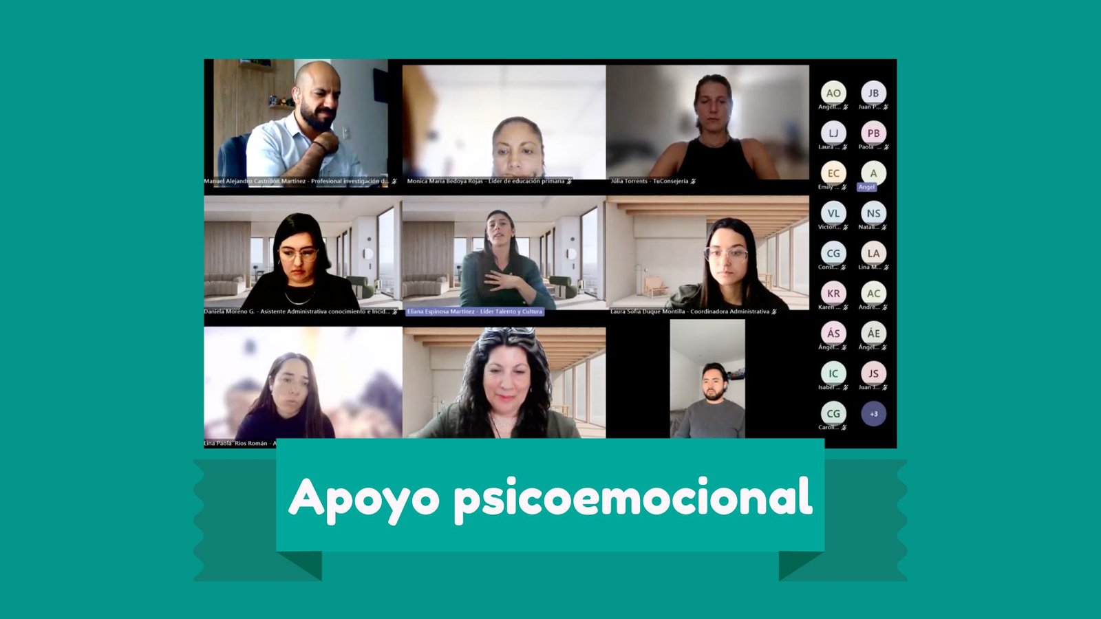 Nuestro bienestar también importa. Ya puedes consultar la grabación del encuentro con Tu Consejería